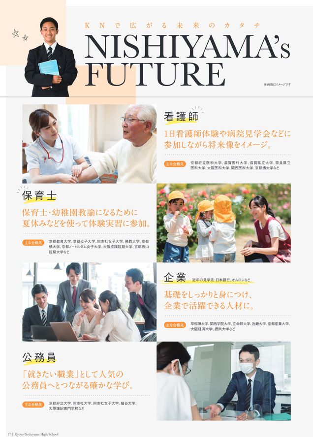 京都西山高等学校デジタルパンフレット